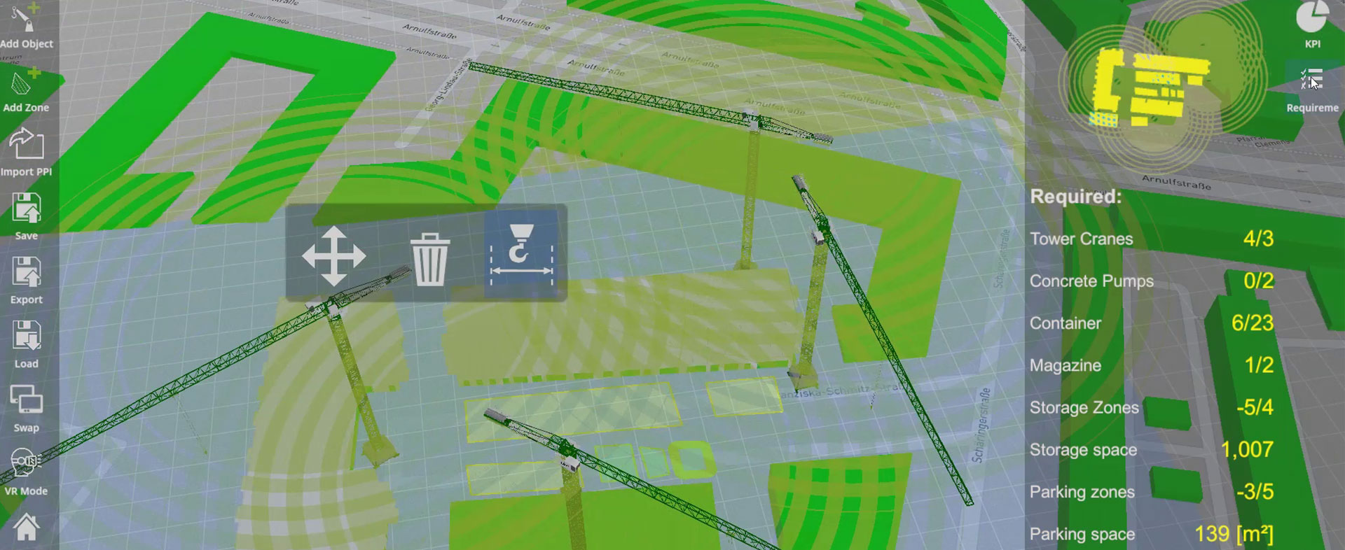 BIM-gestützte Planung, Simulation und Monitoring von Baustellen – BIMsite