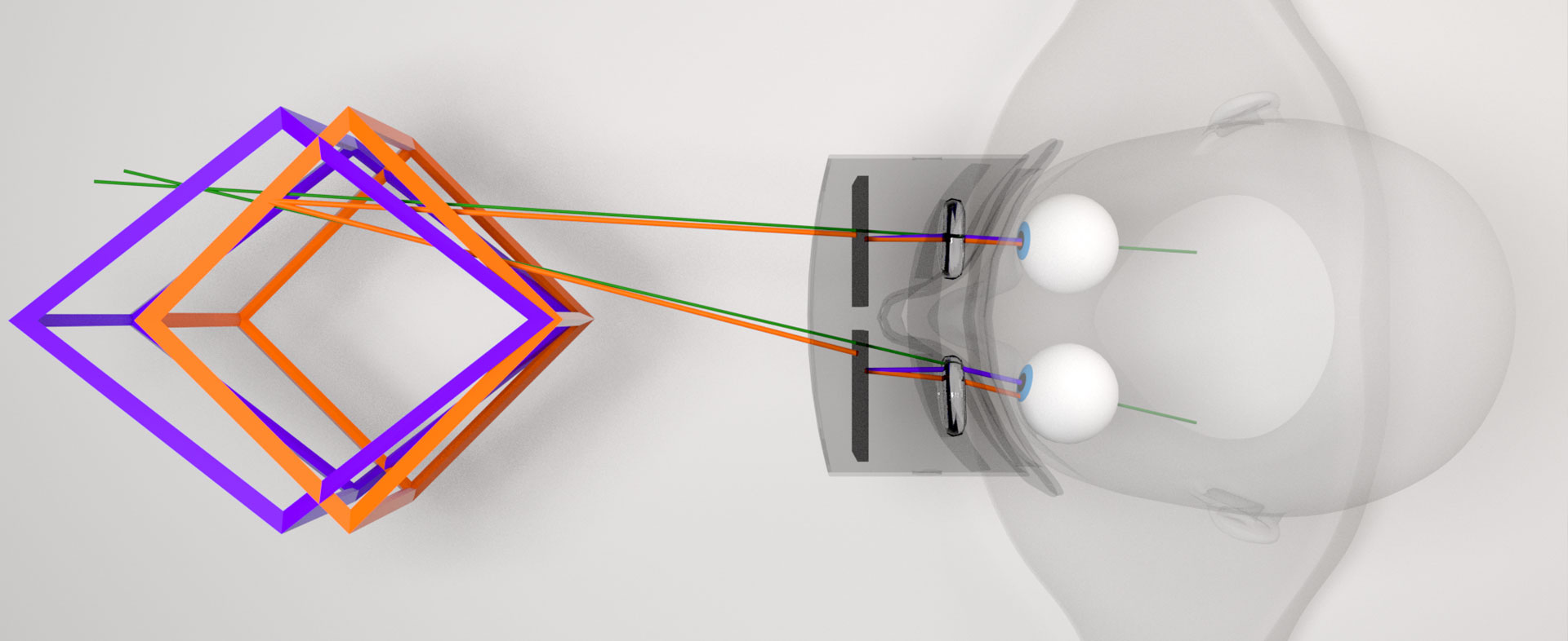 Methoden für die realitätsgetreue visuelle Wahrnehmung durch Eye-Tracking im Head-Mounted Display (ViWaHMD)