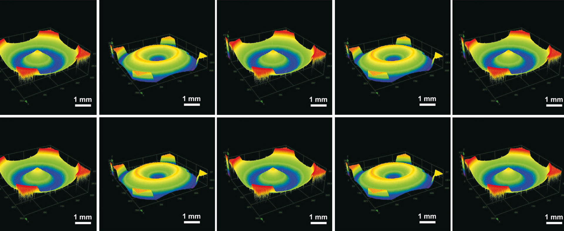 Geordnete großflächige Mikro- und Nanostrukturen